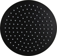 Верхний душ с шарнирным соединением 30 см Remer 357UFM30NOX, черный матовый 357UFM30NOX