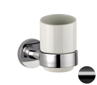 Стакан Remer Guest GS15CFP, черный брашированный хром GS15CFP