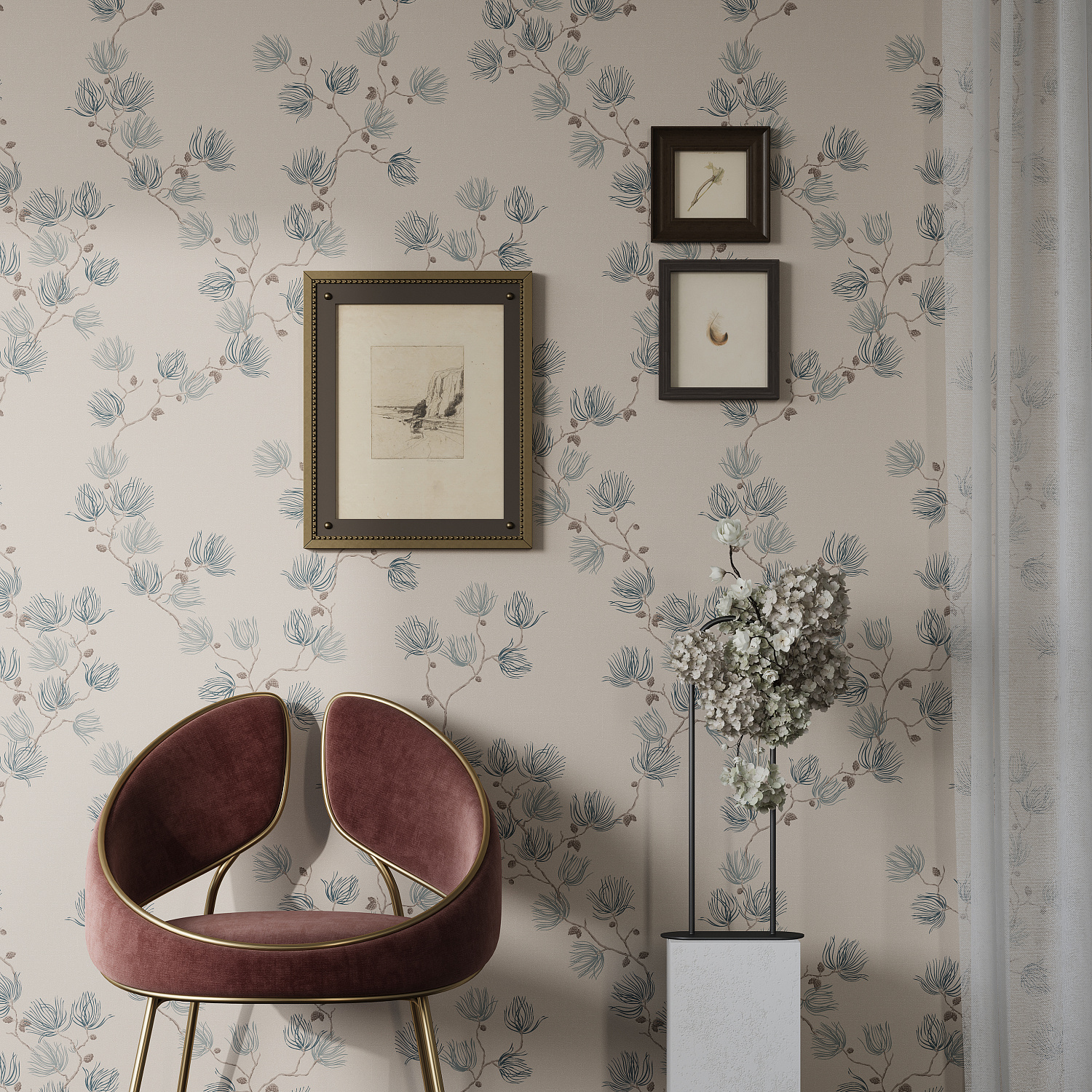 Новинка в ассортименте: флизелиновые обои и панно Loymina «Шервуд»