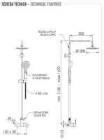 Душевая система Remer Energy EY37AEC20 EY37AEC20