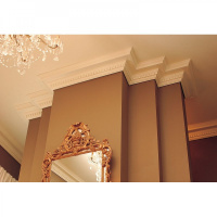 C422 Карниз Orac Decor из полиуретана - Плинтус потолочный с рисунком