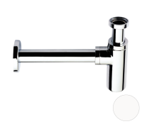 Сифон 1”1/4 Remer 958LBO, белый матовый 958LBO