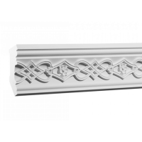 Карниз из полиуретана 1.50.282 Европласт - Плинтус потолочный с рисунком