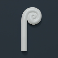 Декоративный элемент левый 1.62.805 из полиуретана Европласт