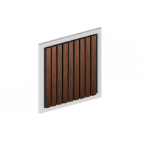 Стеновая панель из дюрополимера HIWOOD LV124 BR396K - 3D Панель