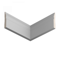 Плинтус напольный из ЛДФ Ultrawood арт. Base 0022 i (2000 x 80 x 12 мм.)