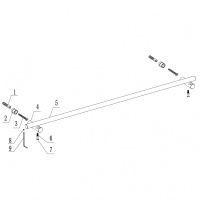 Полотенцедержатель ABBER Osten 316 AA1857BST сталь брашированная