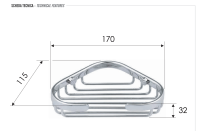 Мыльница угловая Remer RB271CR RB271CR