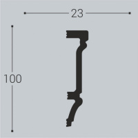 Наличник из XPS Polymer Н13 100-23 Bello Deco