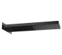Верхний душ настенный 50x20 см Remer 350SSCANOX, черный матовый 350SSCANOX