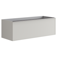 Тумба для раковины с 1 ящиком 120см Onsen Pixel 68-BP-120-F2-M11, серый