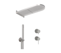 Душевая система Remer X Style INOX SSX93PS02MMCA, нержавеющая сталь SSX93PS02MMCA