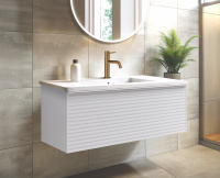 Тумба для раковины с 2 ящиками  120см Onsen Pixel 68-BP-122-S2-M03, белый