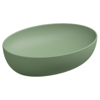 Раковина накладная 55x42 см GSG Ceramic Design Easy EALAVOV55031, Salvia Matt EALAVOV55031