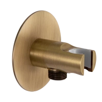 Держатель ручного душа с подключением шланга Remer 337XVO, латунь состаренная 337XVO