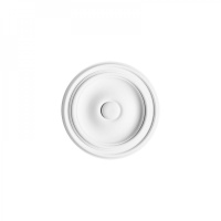R07 Розетка потолочная гладкая Orac Decor из полиуретана