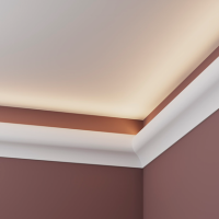 Карниз из полиуретана 1.50.228 Европласт - Плинтус потолочный