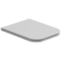 Крышка с сиденьем для подвесного унитаза с микролифтом GSG Ceramic Design Brio BRCOPRSLTICR001, белый матовый BRCOPRSLTICR001