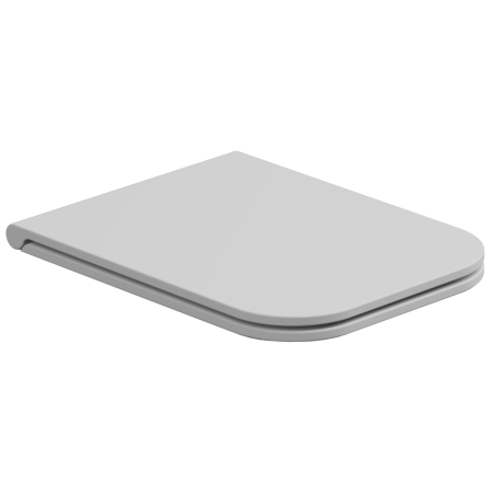 Крышка с сиденьем для подвесного унитаза с микролифтом GSG Ceramic Design Brio BRCOPRSLTICR001, белый матовый BRCOPRSLTICR001