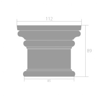 Декоративный элемент верхний из ЛДФ Ultrawood  D 3011N (112x89x30)