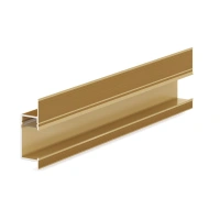 Профиль алюминиевый теневой с подсветкой Laconistiq Light Светлое золото 23-15-300 3000×45,7×15,45