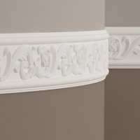 Молдинг гибкий из полиуретана 1.51.325 Европласт - Декоративный молдинг с рисунком