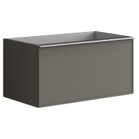 Тумба для раковины с 1 ящиком 80см Onsen Pixel 68-BP-080-F2-M23,серый