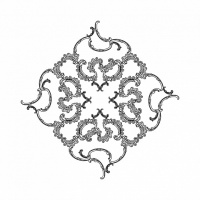 Розетка RODECOR 87003rc потолочная из полимерного гипса - Готовое решение Rodecor из элементов