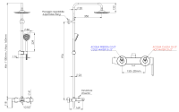 Душевая система с изливом Mariani Winter B00260WNA01 B00260WNA01