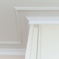 C304 Карниз Orac Decor из полиуретана - Плинтус потолочный с рисунком