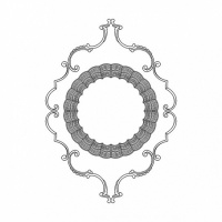 Розетка RODECOR 87514cn потолочная из полимерного гипса - Готовое решение Rodecor из элементов