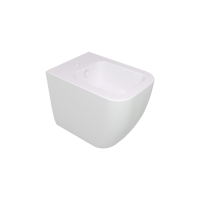 Биде приставное GSG Ceramic Design Brio BRBI01000, белый глянцевый BRBI01000