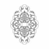 Розетка RODECOR 87110br потолочная из полимерного гипса - Готовое решение Rodecor из элементов