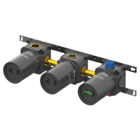 Скрытая часть горизонтальная на 3 выхода Remer WBOX97D3 WBOX97D3