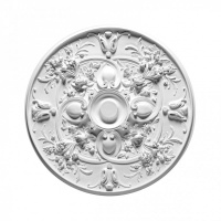 R24 Розетка потолочная с рисунком Orac Decor из полиуретана - Орнаментальная розетка
