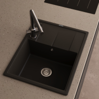 Кухонная мойка ABBER Quarz AQ2903B черная