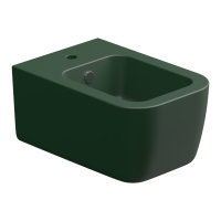 Биде подвесное GSG Ceramic Design Brio BRBISO036, Smeraldo Matt BRBISO036