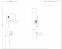 Душевая система ABBER Daheim AF8254SP скрытого монтажа с изливом, термостат, сатин