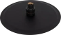 Верхний душ с шарнирным соединением 20 см Remer 357UFM20NOX, черный матовый 357UFM20NOx
