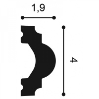 PX131 Молдинг Orac Decor из дюрополимера - Молдинг декоративный с рисунком