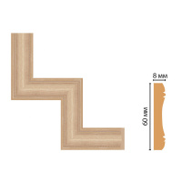 Декоративный угловой элемент  185-1-11