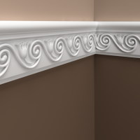 Молдинг гибкий из полиуретана 1.51.350 Европласт - Декоративный молдинг с рисунком