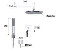 Душевая система Remer Infinity I09S02 i09S02