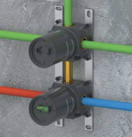 Скрытая часть вертикальная на 3 выхода Remer WBOX93 WBOX93