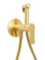 Гигиенический душ со смесителем Mariani Kali B22185KLW, золото брашированное B22185KLW