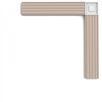 P5020B Угловой дверной элемент Orac Decor из полиуретана - Дверное обрамление