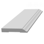 Плинтус напольный из ЛДФ Ultrawood  Base 0001 (2440 x 83 x 12 мм.)