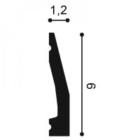 SX159 Плинтус-молдинг Orac Decor из дюрополимера