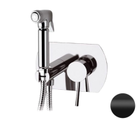 Гигиенический душ со смесителем Remer Minimal N60NO, черный матовый N60NO