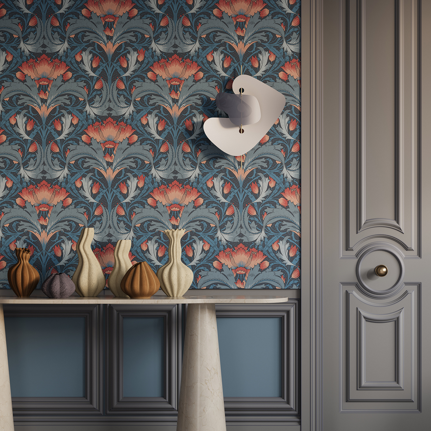 Новинка в ассортименте: флизелиновые обои и панно Loymina «Шервуд»